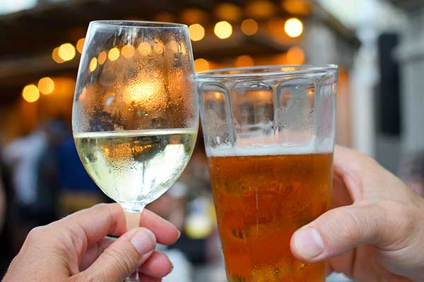 Beer and wine