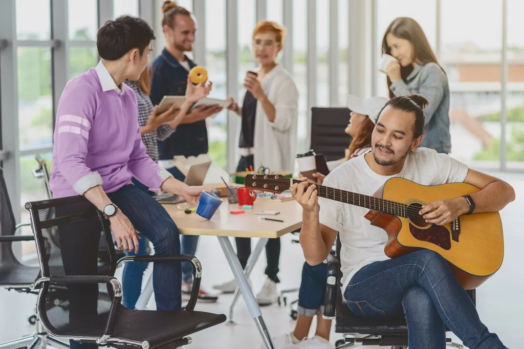 Tipsy Tunes office event